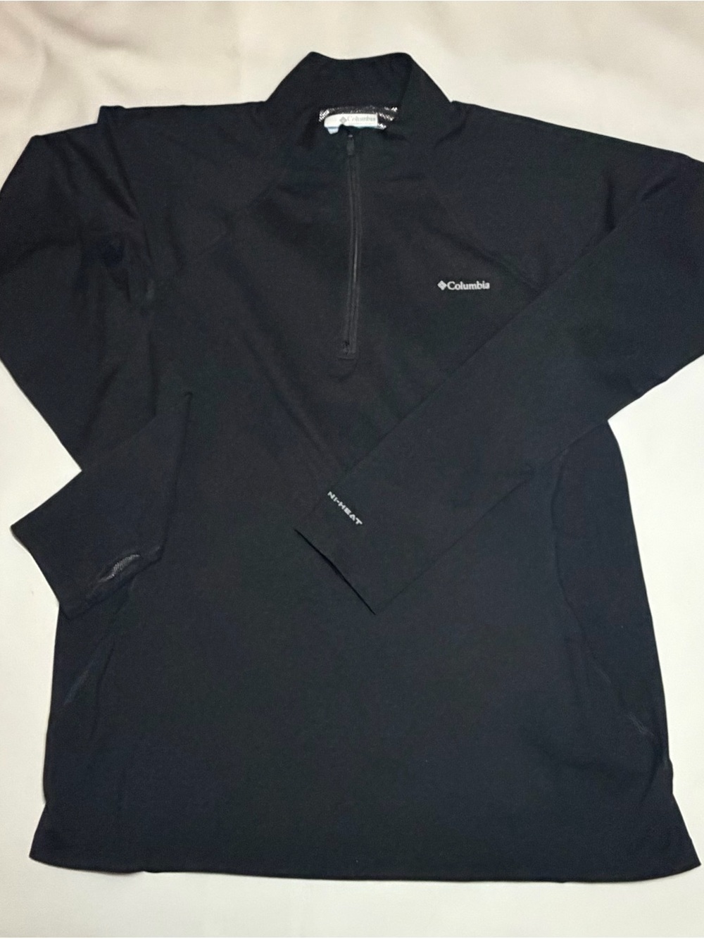 Columbia Men's Black Quarter-Zip Performance Pullover